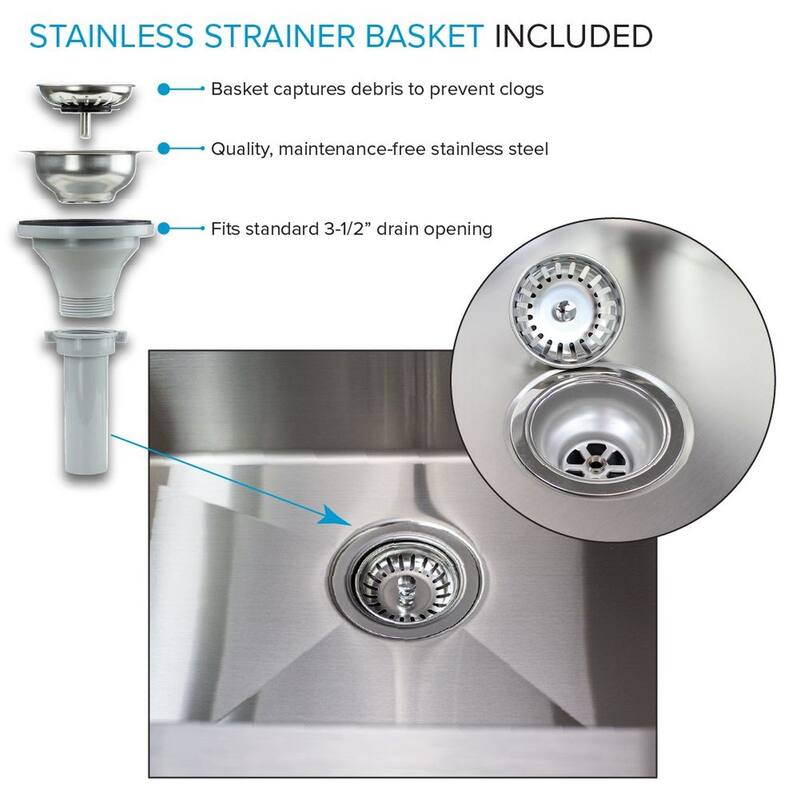 Transolid 28-in W x 22-in D x 35-in H Stainless Steel Laundry Sink and Wash Stand - 28-in x 22-in