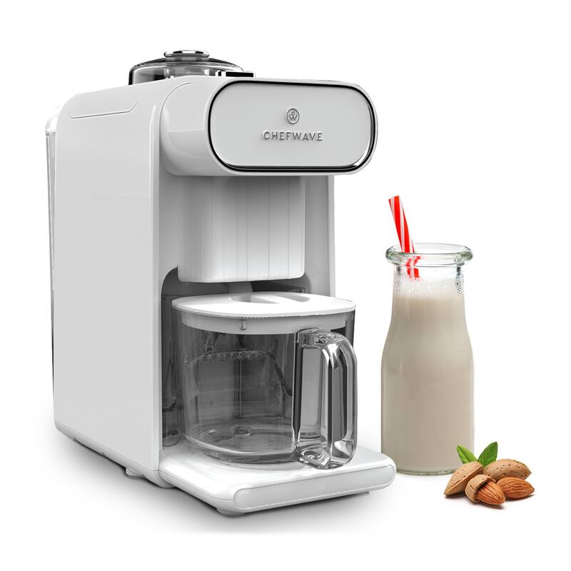ChefWave Milkmade Non-Dairy Milk Maker w/ Hand Blender & Milk Frother