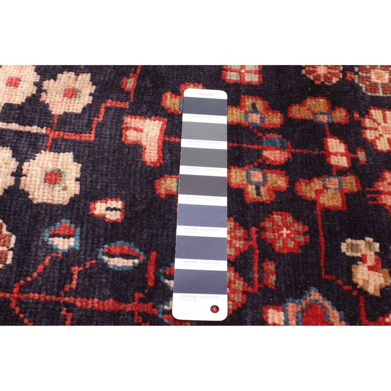 ECARPETGALLERY Hand-knotted Andelz Dark Navy Wool Rug - 3'9 x 6'5