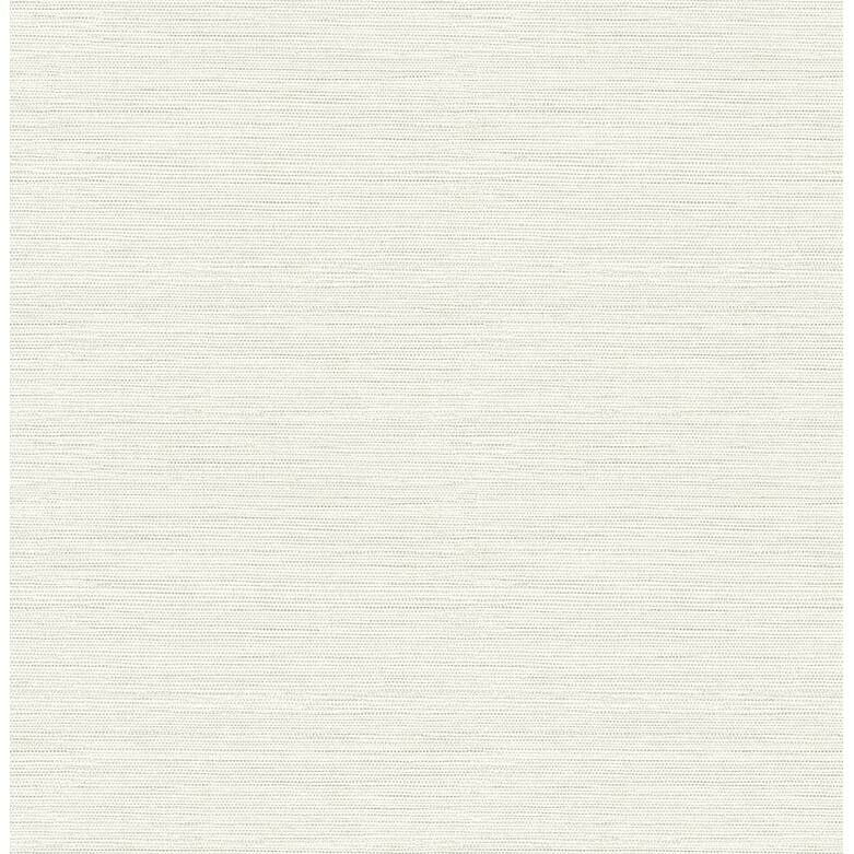 Brewster Bluestem White Grasscloth Wallpaper - 20.5in x 396in x 0.025in