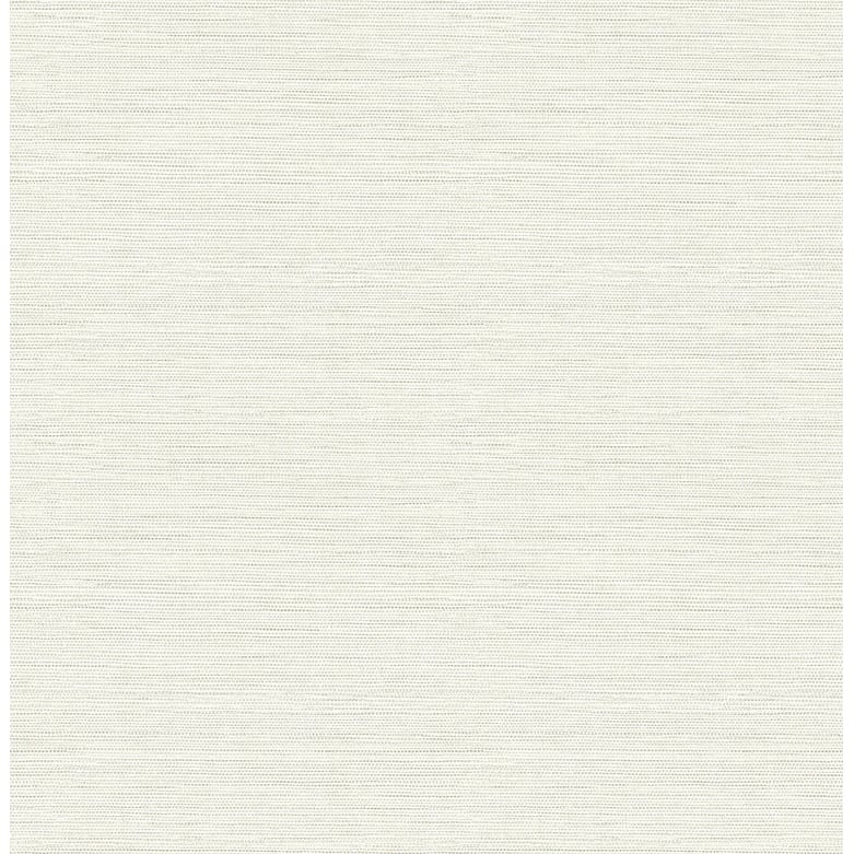 Brewster Bluestem White Grasscloth Wallpaper - 20.5in x 396in x 0.025in