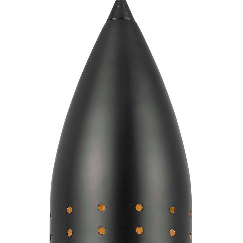 4 Inch Modern Pendant Light, Round Metal Shade, Oil Rubbed Black Bronze