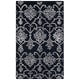 preview thumbnail 11 of 83, SAFAVIEH Handmade Metro Mizka French Country Wool Rug 3' x 5' - Black/Ivory - Rectangle