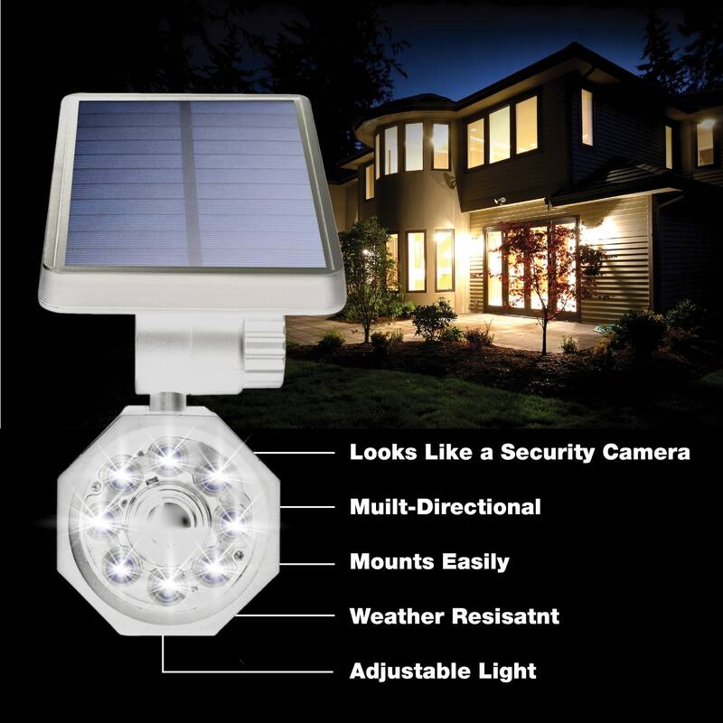 Bell + Howell Bionic Spotlight Original LED Solar Outdoor Motion Sensor Light.