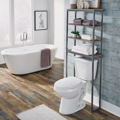Barnside Gray Over The Commode Stand - 25' x 9' x 64'