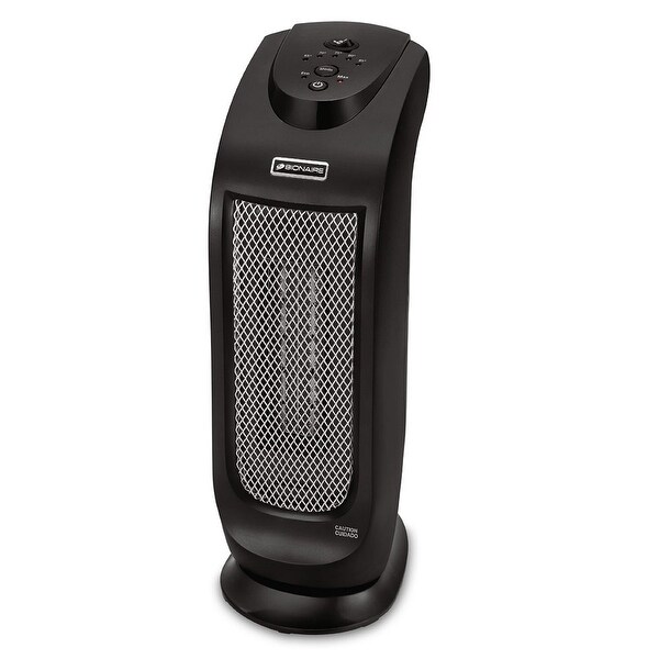 Bionaire BCH7302-NUM 1500W Oscillating Ceramic Tower Heater in Black