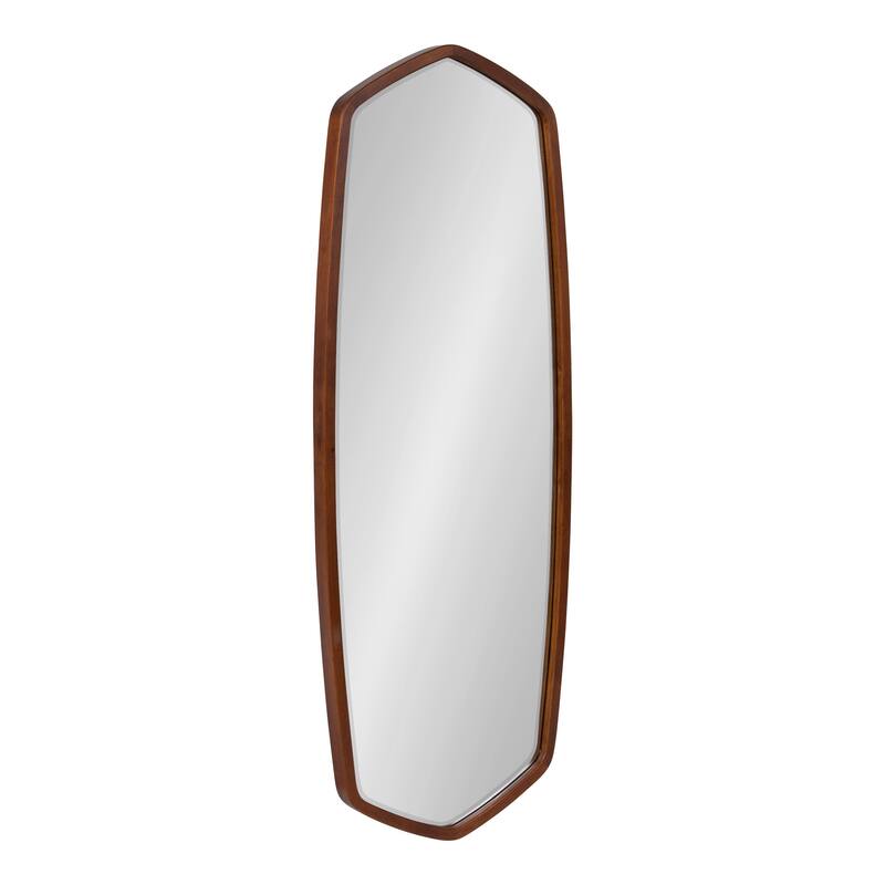 Kate and Laurel McLean Oval Wood Framed Mirror