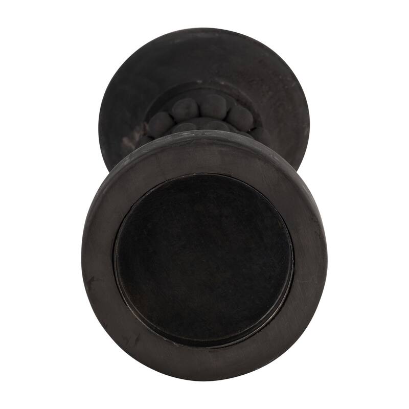 Sagebrook Home Artisanal Wood Pillar Candle Holders
