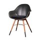 preview thumbnail 3 of 6, Midtown Concept Athens Indoor Dining Room Table Set Dining Set Kitchen Table with Chairs Home Decor - Black Chairs
