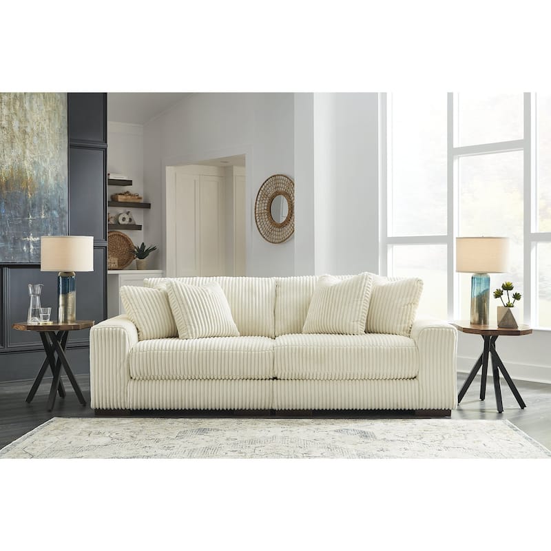 Signature Design by Ashley Lindyn 2-Piece Sofa - 102"W x 44"D x 38"H - Ivory