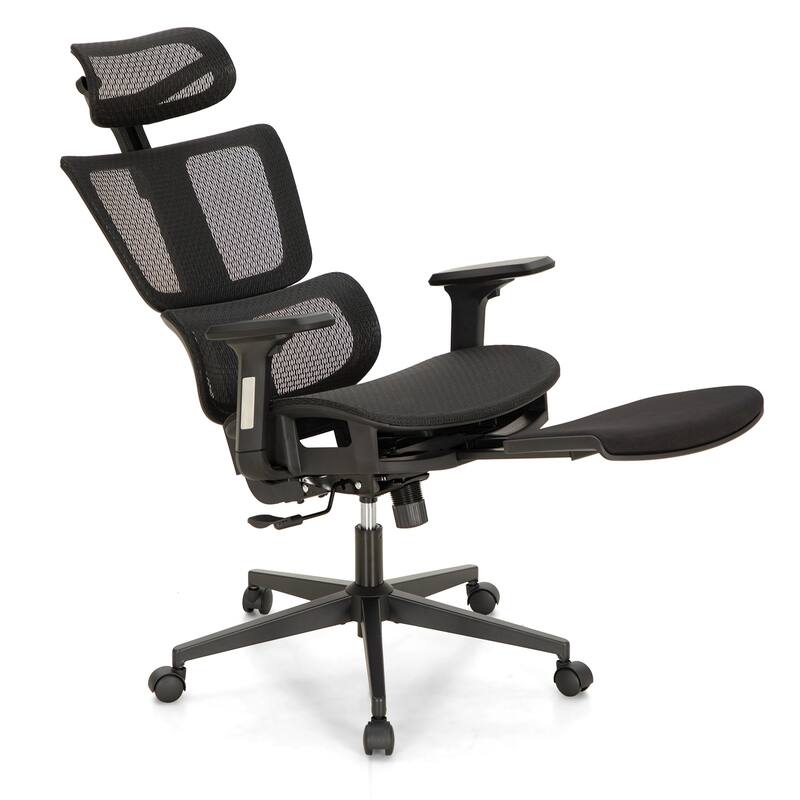 Ergonomic 3D Mesh Office Desk Chair High Back, 360° Swivel Rocking Executive Computer Chair