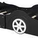 preview thumbnail 9 of 10, Twin Race Car Bed with Rails & Wood Construction - Fun for Kids