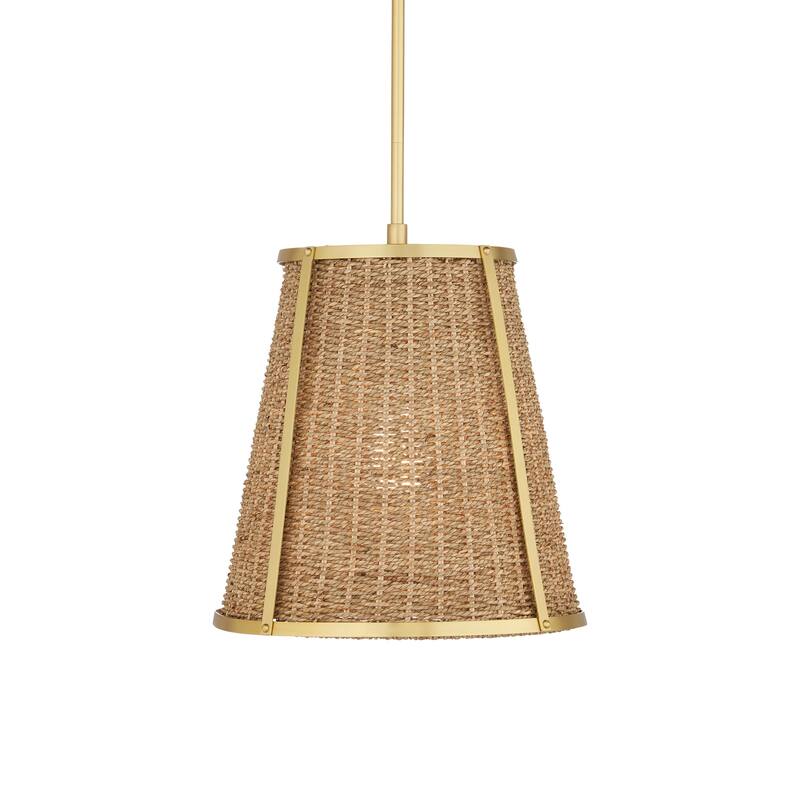Currey & Company Deauville Small Pendant - 19"h x 14"dia