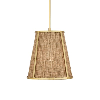Currey & Company Deauville Small Pendant - 19"h x 14"dia