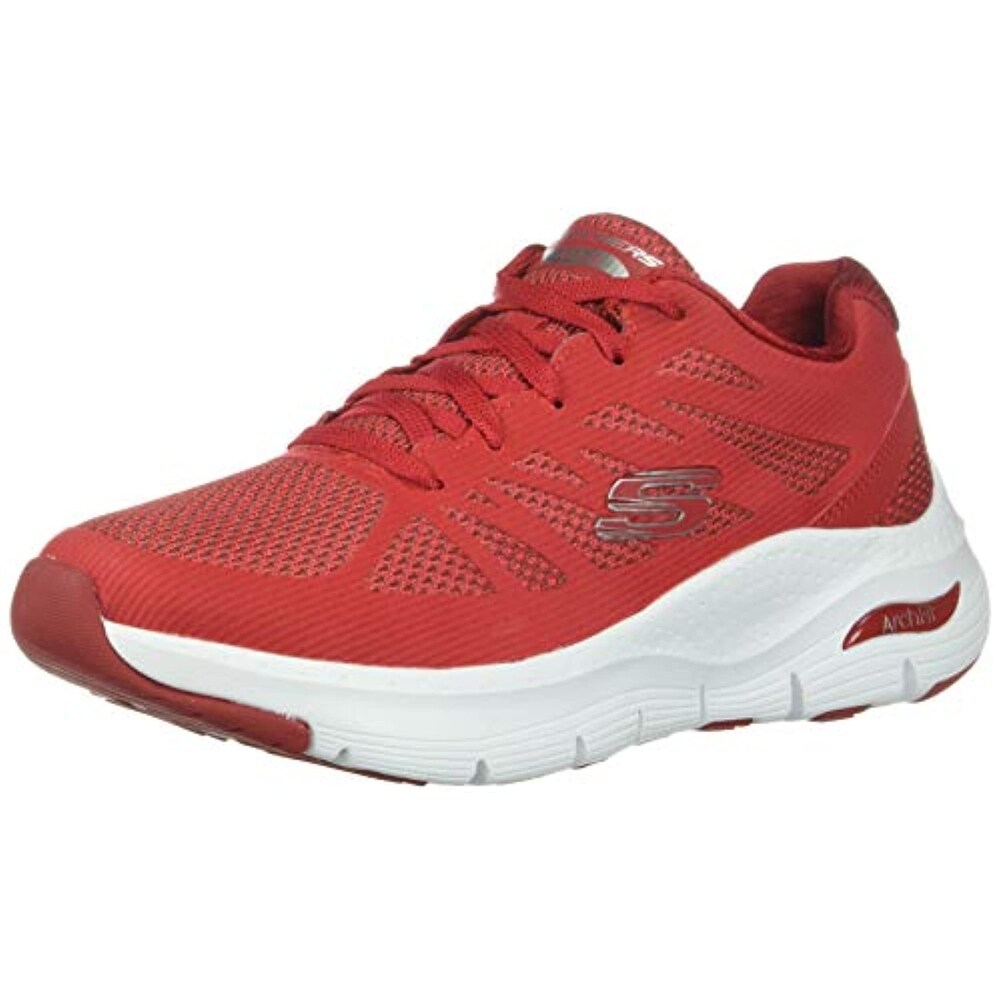 skechers arch fit vivid memory red