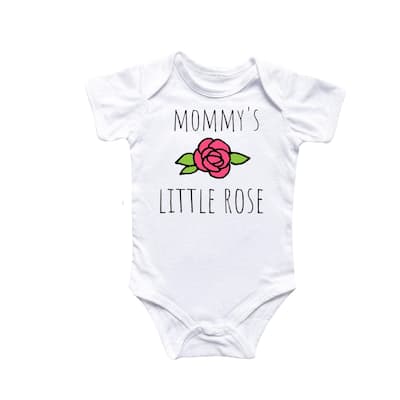 Rose Flower - Baby Boy Girl Clothes Infant Bodysuit Funny Cute Newborn