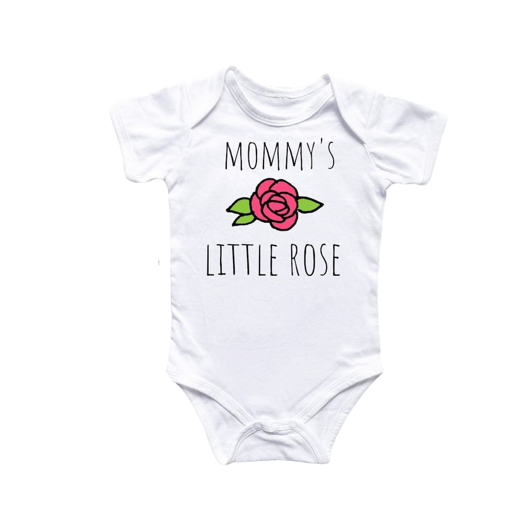 Rose Flower - Baby Boy Girl Clothes Infant Bodysuit Funny Cute Newborn