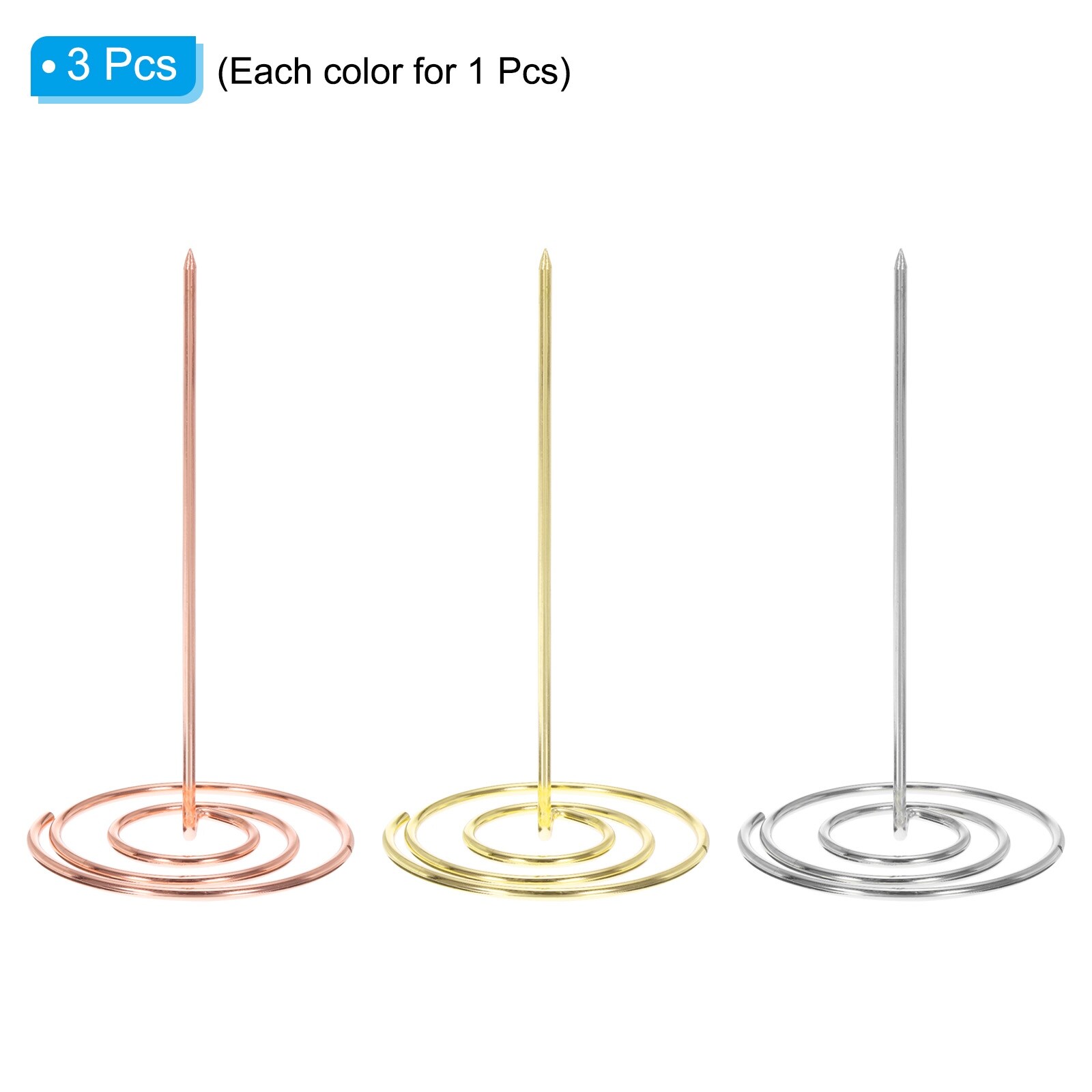 4 Pièces Porte Receipt Mémo Papier Spike Pique-Note Tickets