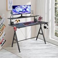Coaster Fine Furniture - Brocton - Metal Z-Shaped Gaming Desk - Black