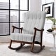 preview thumbnail 5 of 39, AVAWING Upholstered Rocking Chair Modern High Back Armchair