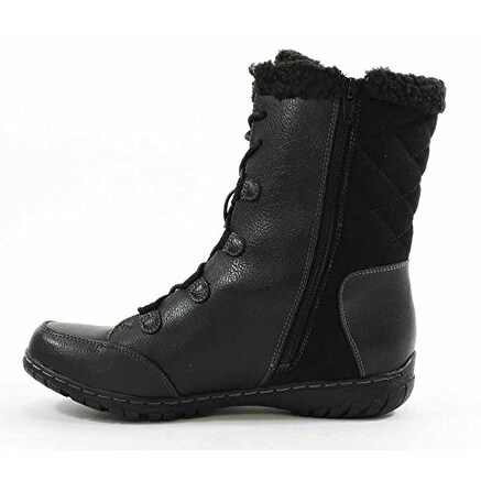 Naturalizer Womens Romano Leather Closed Toe Mid-Calf Cold Weather Boots