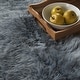 preview thumbnail 127 of 201, SAFAVIEH Handmade Natural Sheepskin Leanca 3.4-inch Thick Rug