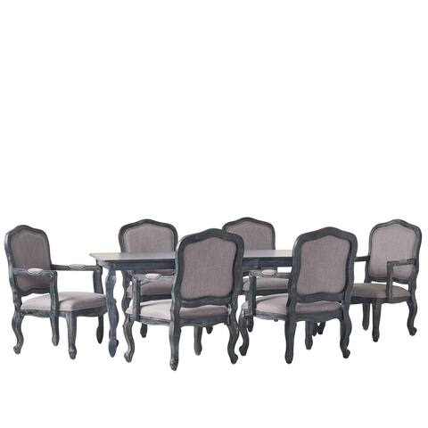 Bannock Upholstered Expandable 7 Piece Dining Set by Christopher Knight Home