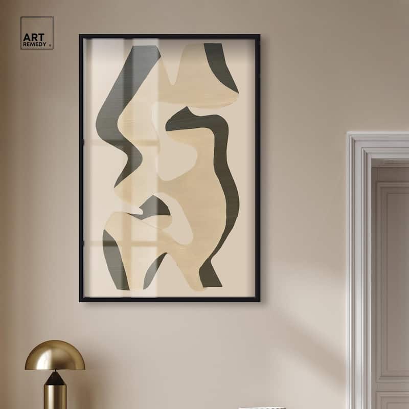 Shapes of Sage I Shadowbox by Art Remedy