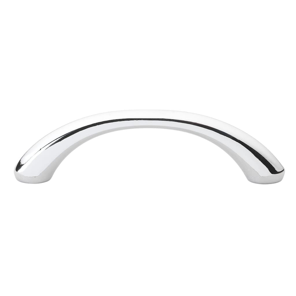 GlideRite 5-Pack 2-3/4 in. Center Polished Chrome Loop Cabinet Pulls - Polished Chrome