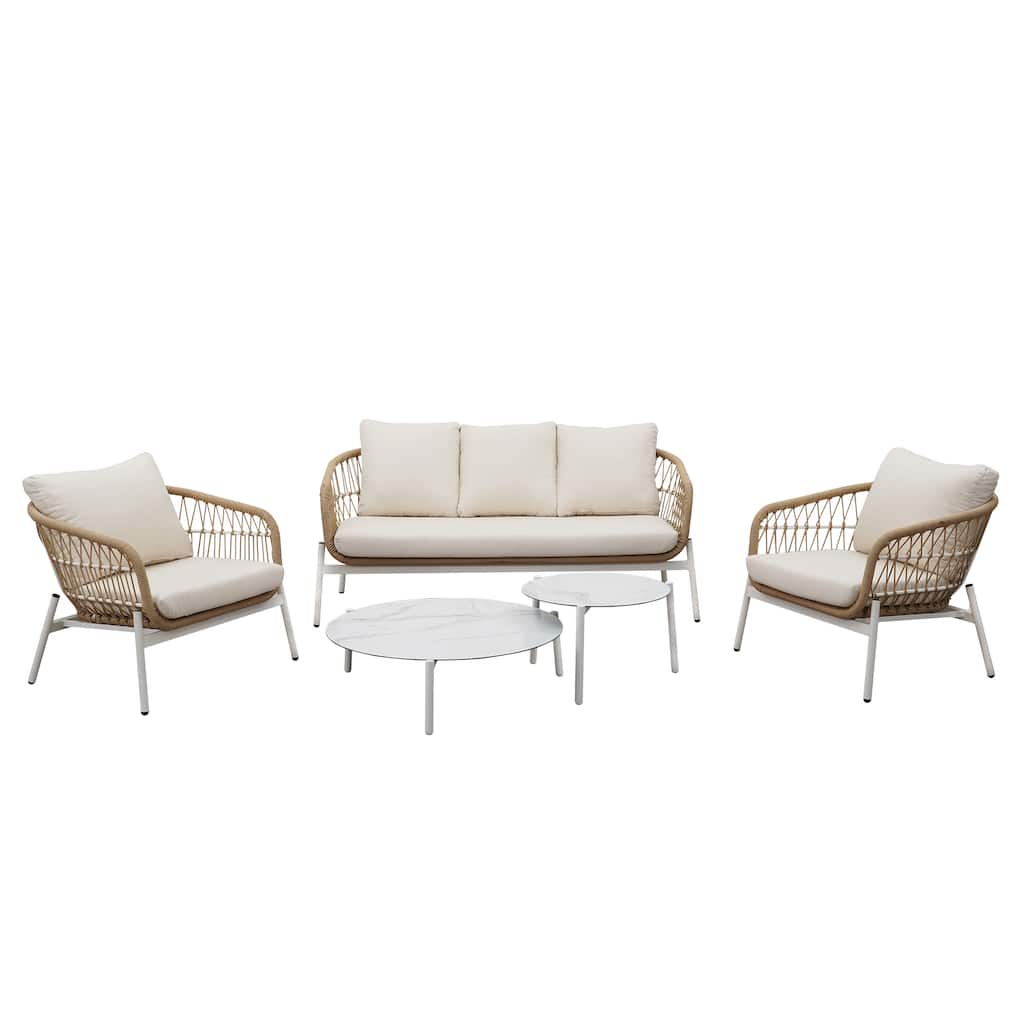 Royalcraft 5 - Person Outdoor Seating Group with Cushions