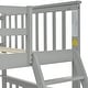 preview thumbnail 9 of 56, Twin Over Full Wood Bunk Bed with Storage Drawers and Ladder