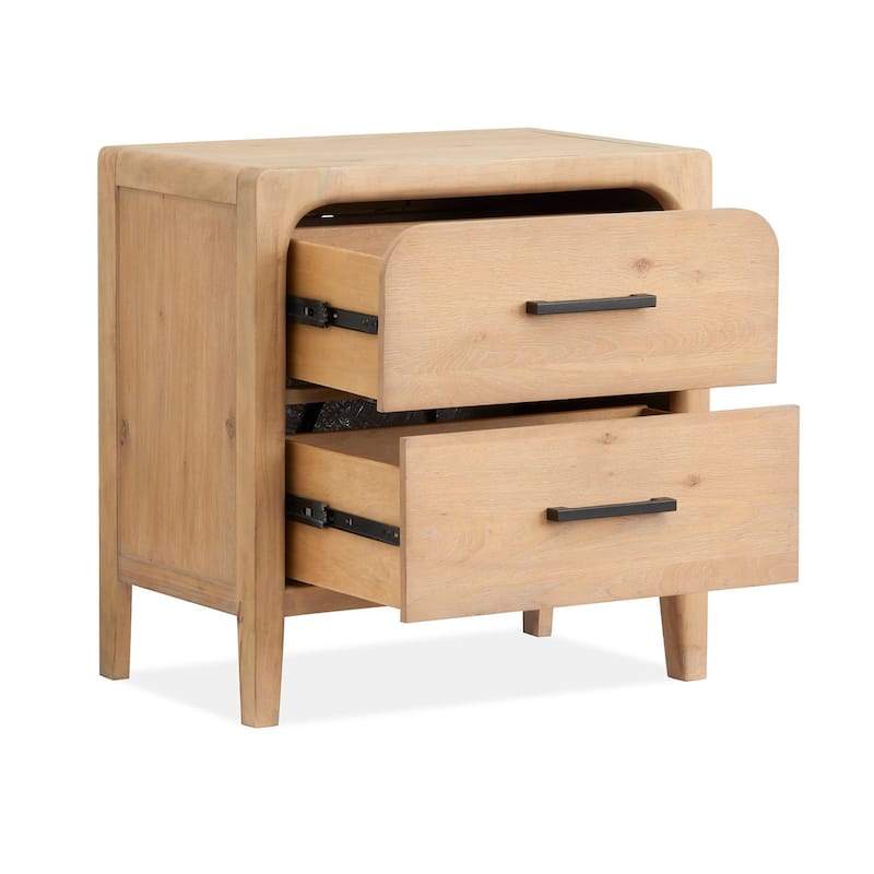 Magnussen Home Somerset Butternut Drawer Nightstand
