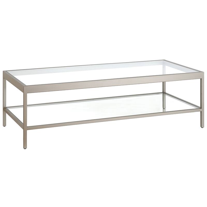 Alexis Metal and Glass Coffee Table