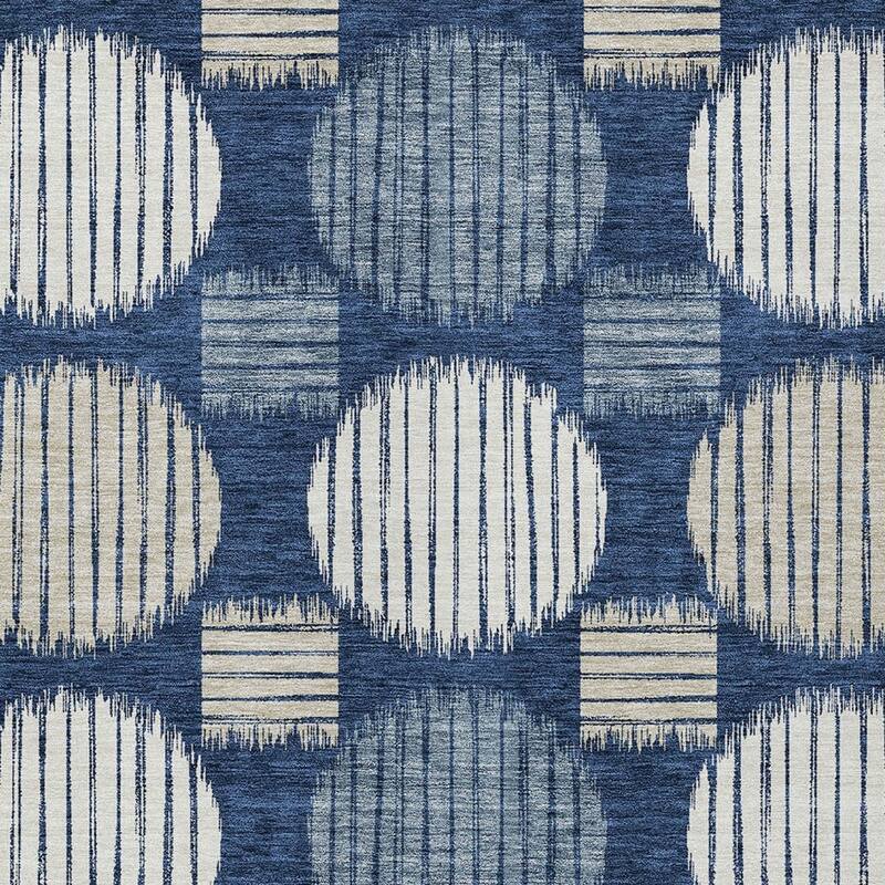 HomeRoots Geometric Transitional Rectangle Outdoor Rug