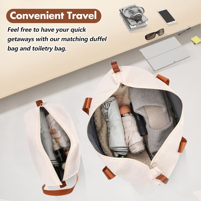 Hardshell Luggage Sets with Bags Lightweight Suitcase Double Spinner Wheels with TSA Lock, Single Vintage Luggage 24 IN