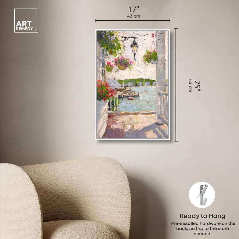Harbor Hideaway II Canvas by Art Remedy