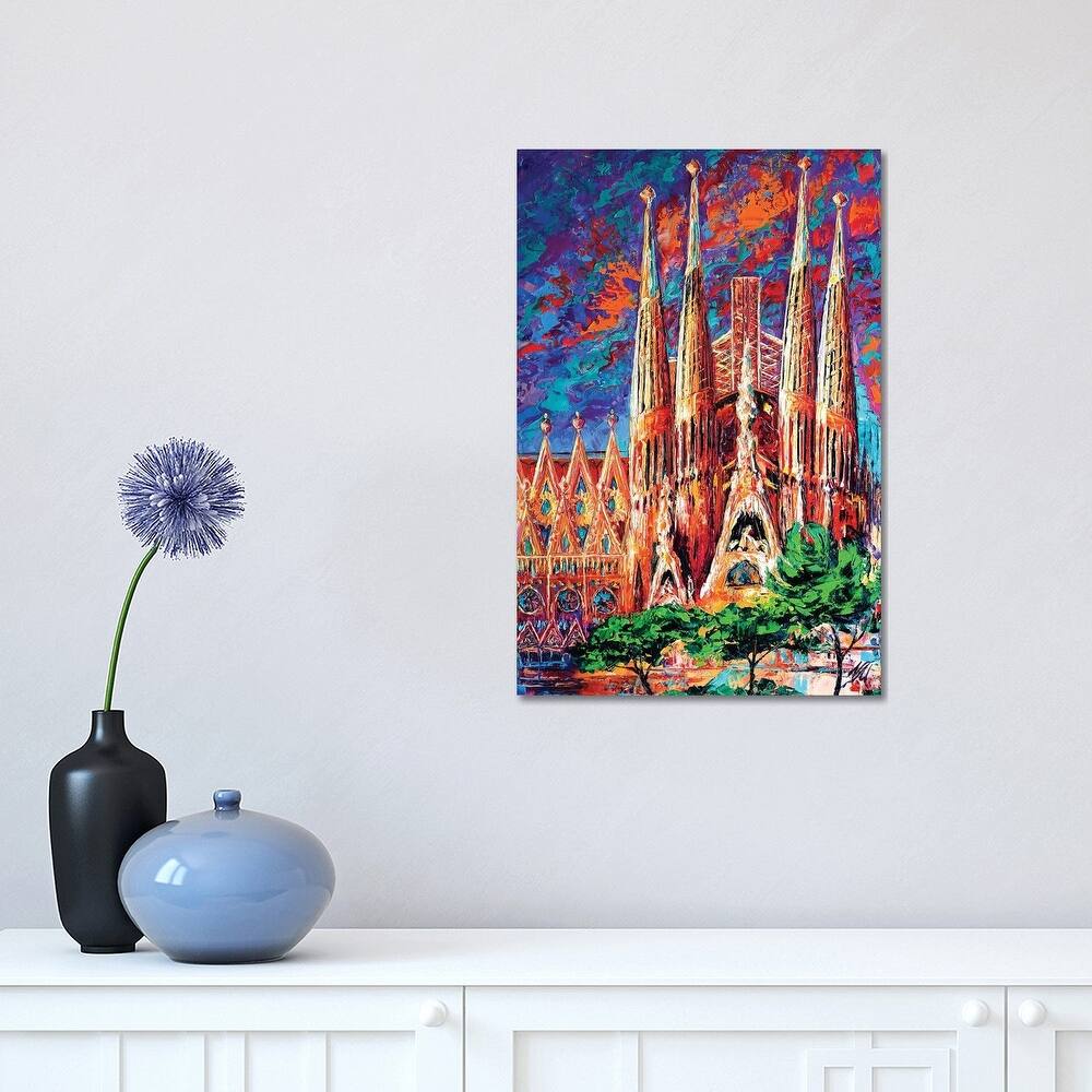 iCanvas "La Sagrada Familia" by Natasha Mylius Canvas Print