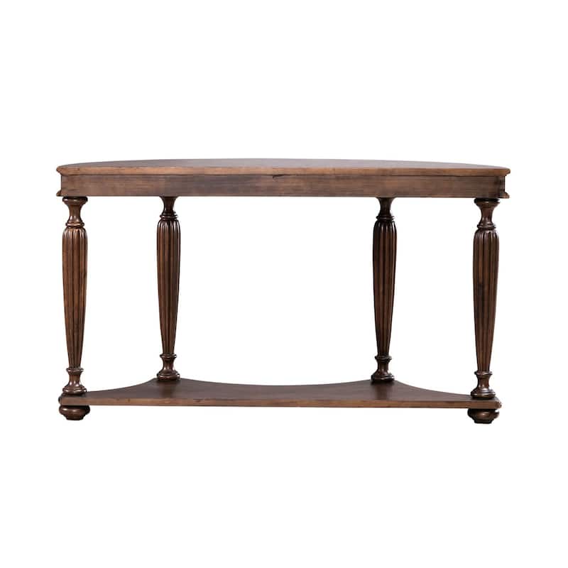 Liberty Furniture Allington Demilune Sofa Accent Table - Width 56" x Depth18" x Height 32"