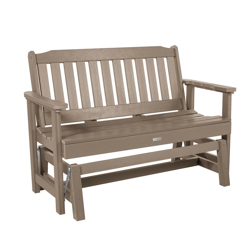 HIGHWOOD Lehigh Garden Glider Bench - Woodland Brown