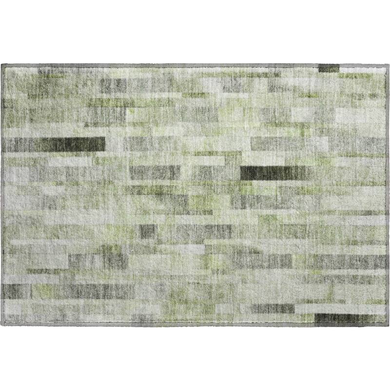 Premium Washable Super Soft Geo Stripe Mayfield Rug