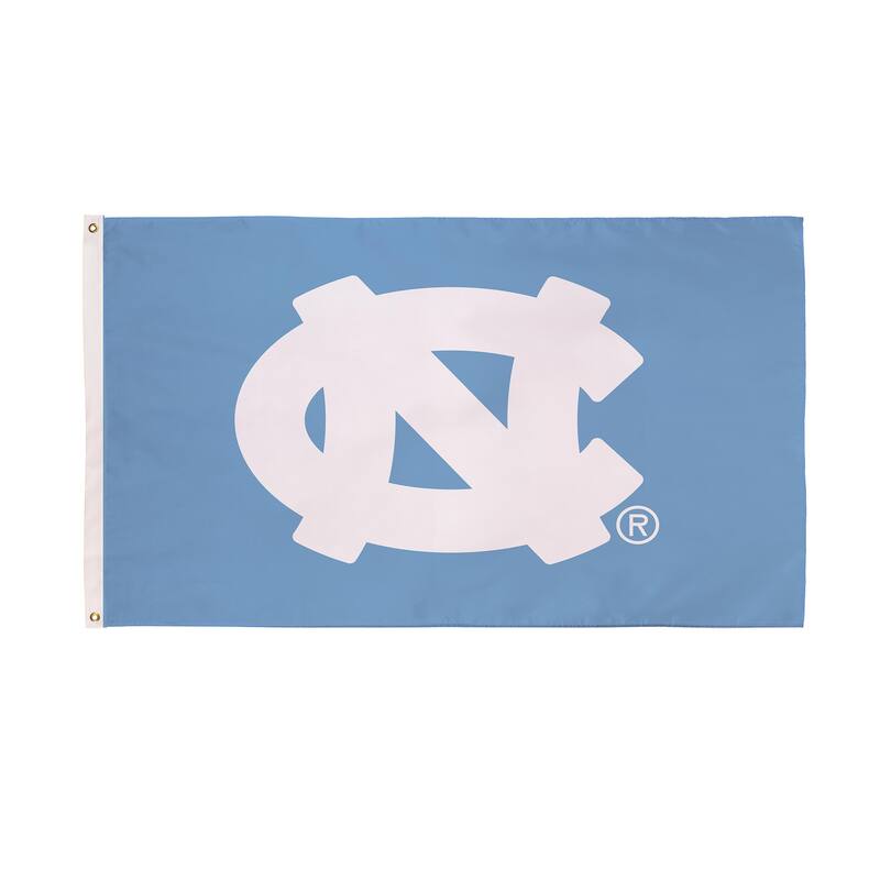 University of North Carolina Single Sided Flag w/ 2 Grommets, 3'x5' - Multi