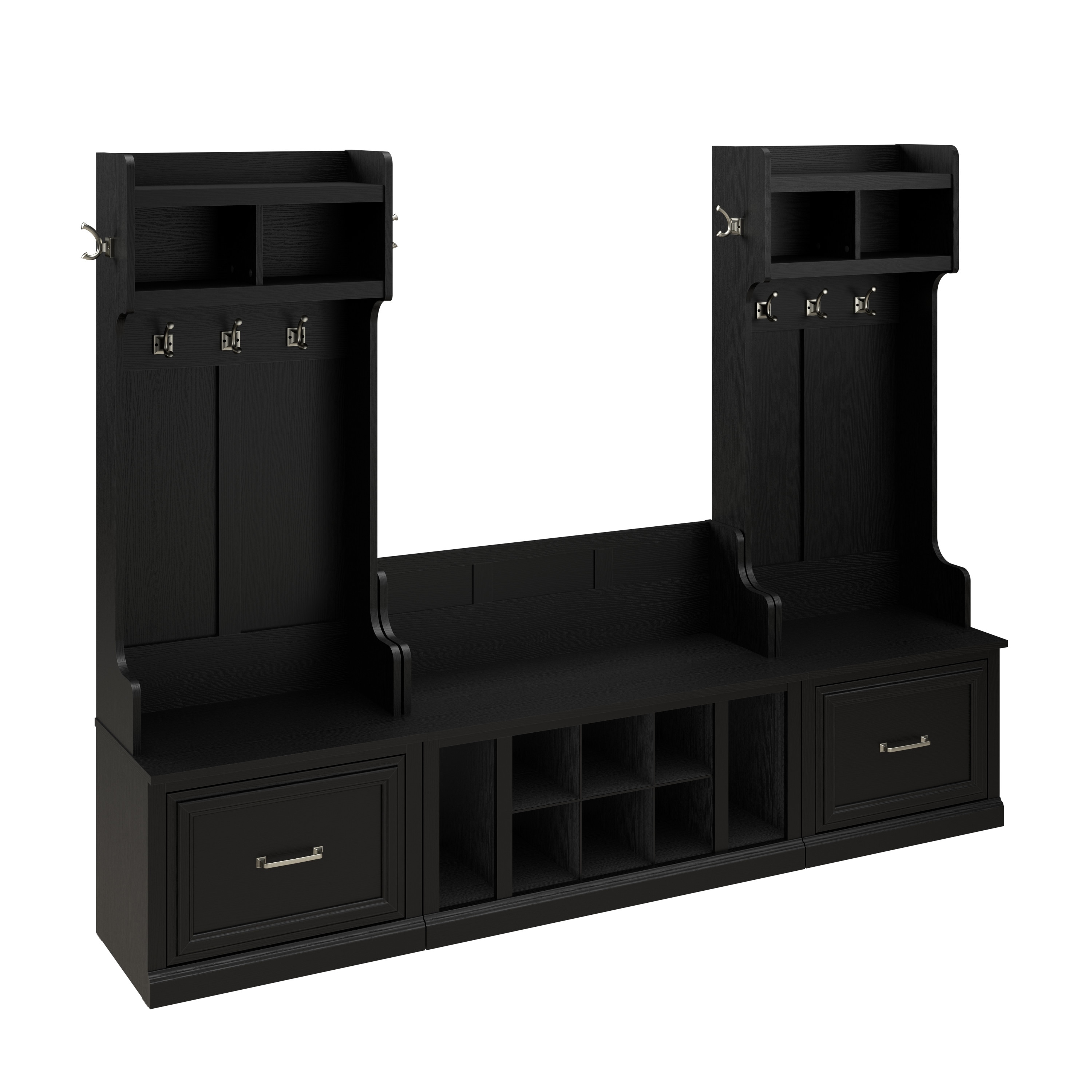 Key West Entryway Storage Set with Armoire Cabinet by Bush Furniture - On  Sale - Bed Bath & Beyond - 34238054