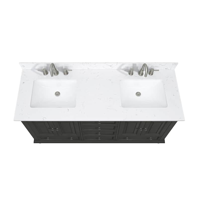 Avanity THOMPSON-VS61-E Thompson 60" Free Standing Double Basin Vanity