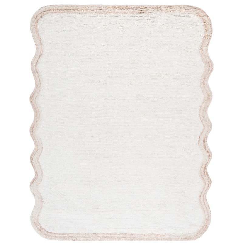 SAFAVIEH Handmade Vermont Latisha Transitional Wool Rug - 10' x 14' - Ivory