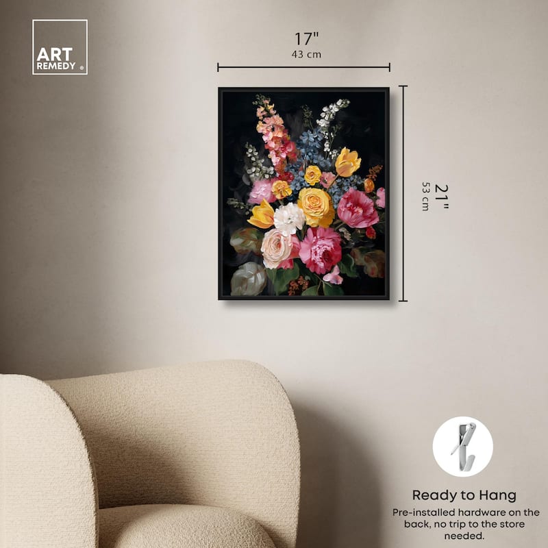 Garden Richness I Canvas by Art Remedy