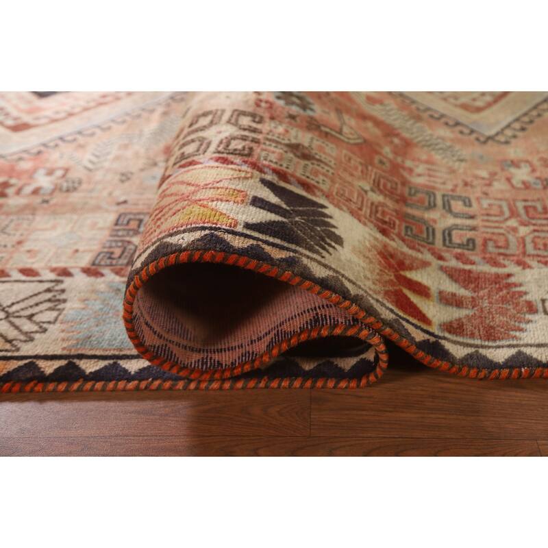 Tribal Shiraz Persian Vintage Area Rug Bedroom Handmade Wool Carpet - 5'4"x 8'5"