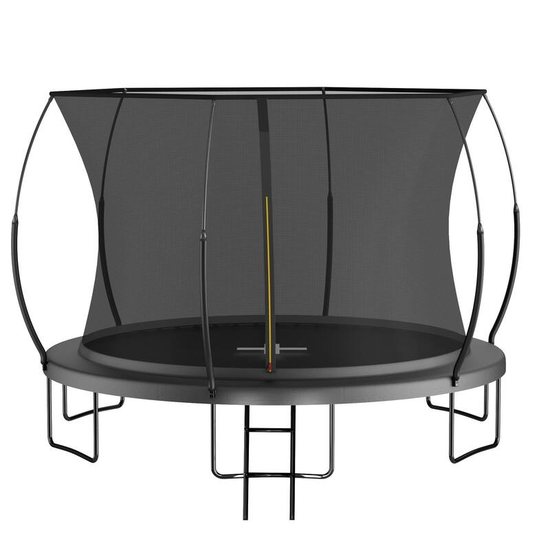 14FT Springfree Trampoline Bungee Jumping No Gap Safety Net for Outdoor