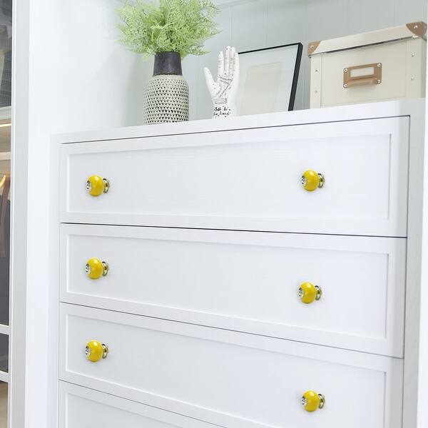 Shop Ceramic Vintage Knobs Drawer Round Pull Handle Wardrobe