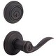 preview thumbnail 8 of 6, Kwikset Tustin SmartKey Single Cylinder Leverset and Deadbolt Combo Venetian Bronze