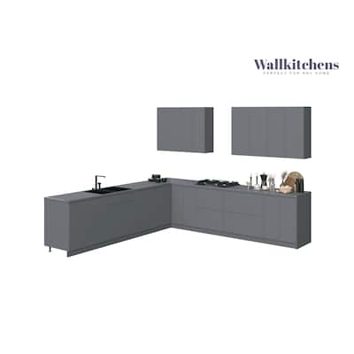 Kitchen Prodigy Collection Gray Color Base Size 11Ft Wide - 130x130